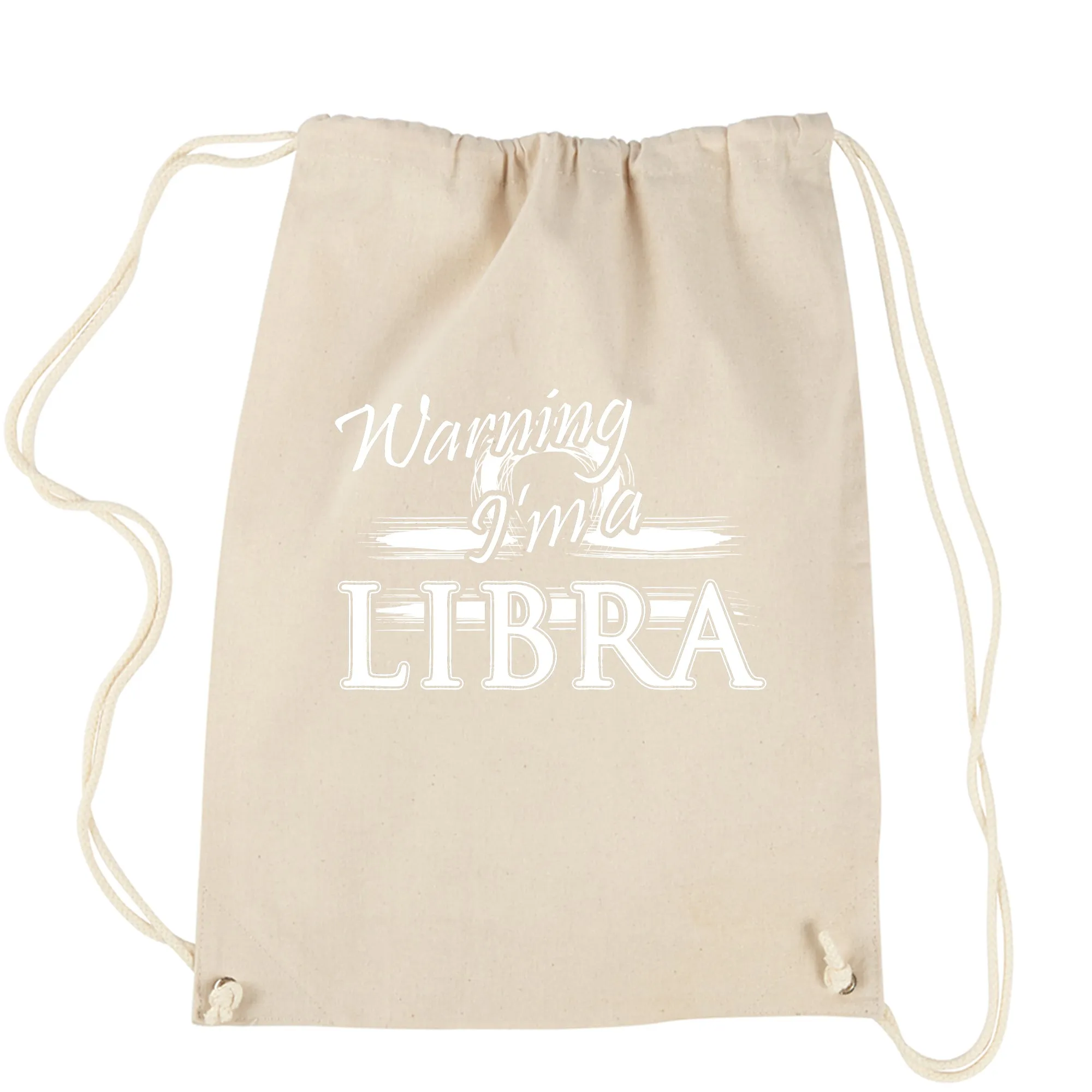 Libra Pride Astrology Zodiac Sign Drawstring Backpack