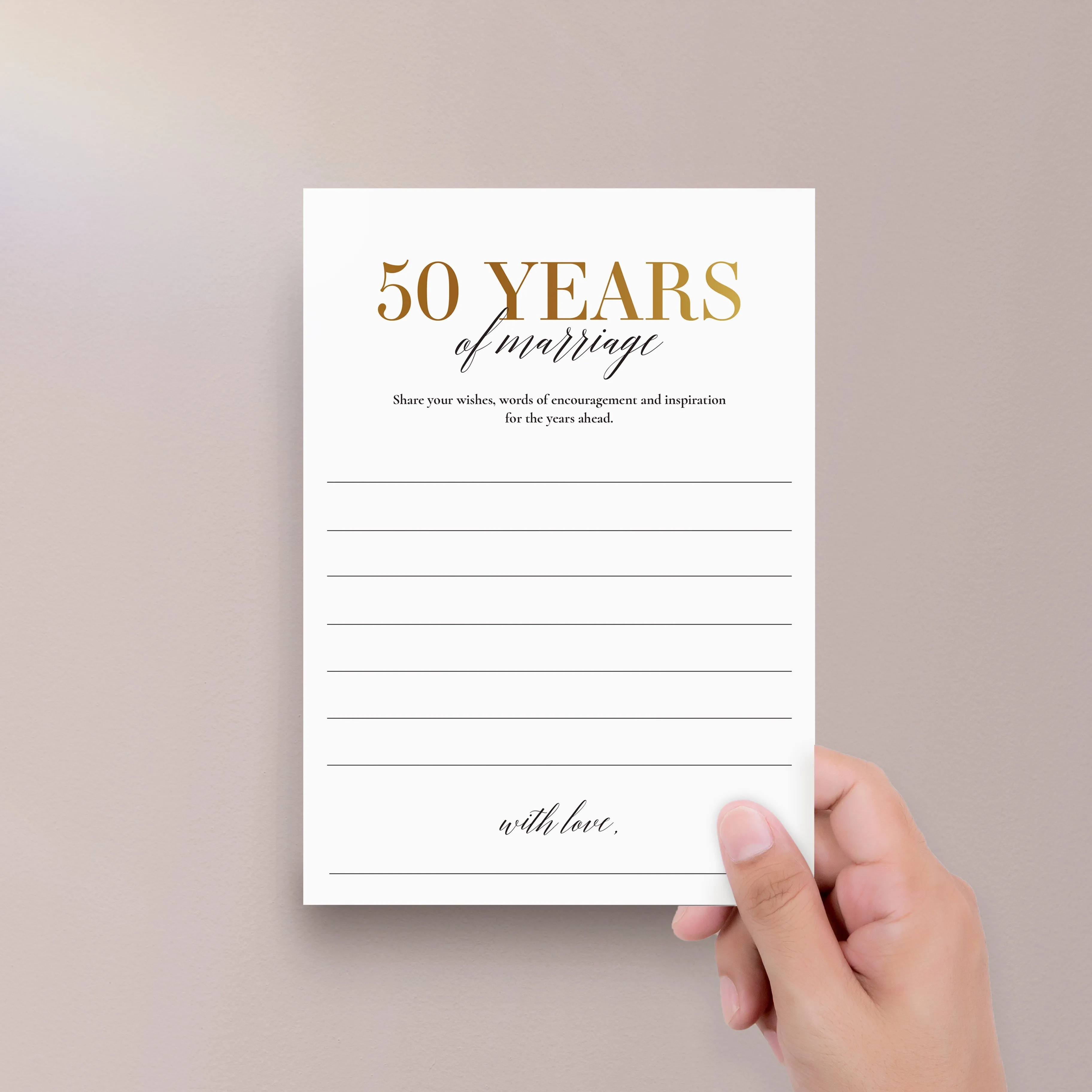 Married In 1974 50th Wedding Anniversary Party Games Bundle Golden