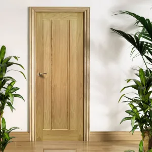 Norwich Real American Oak Veneer Internal Door - Unfinished