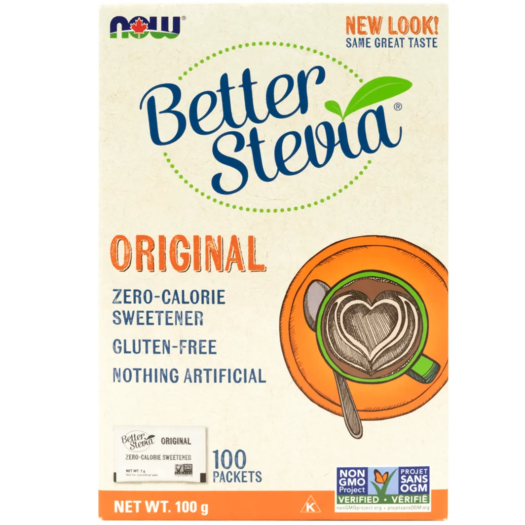 NOW Better Stevia Original 100 Packs