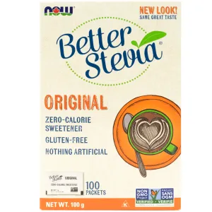 NOW Better Stevia Original 100 Packs