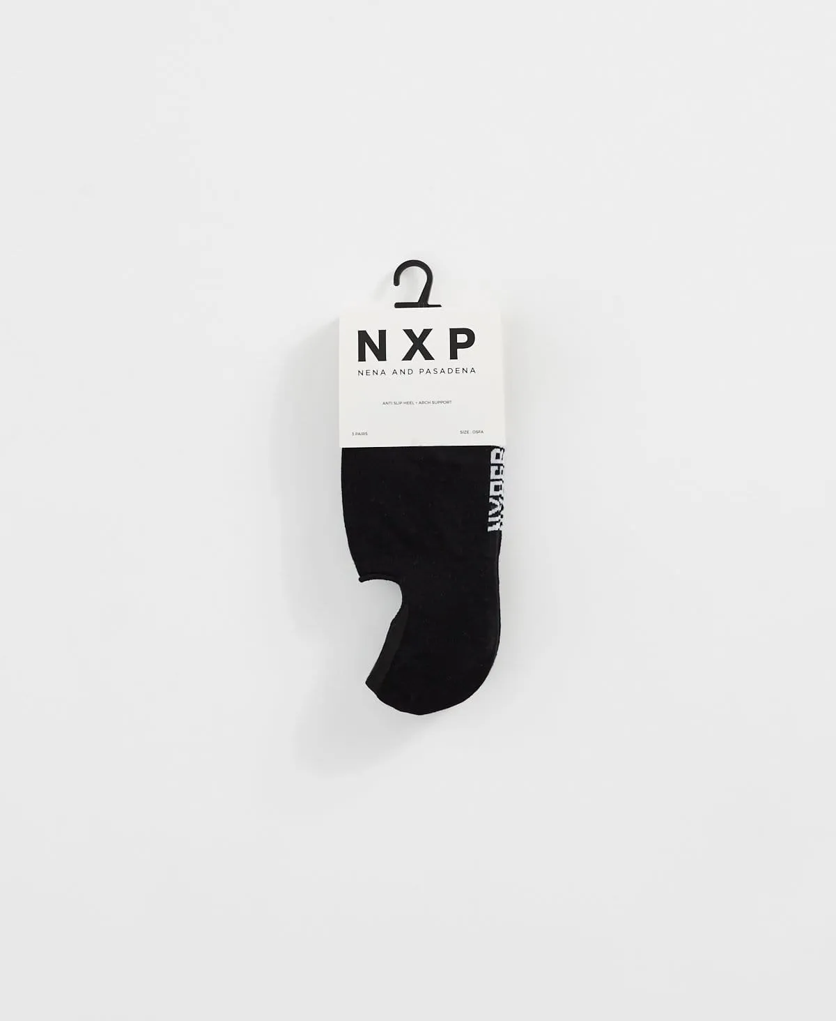 NXP Invisible Socks 3 Pack Black