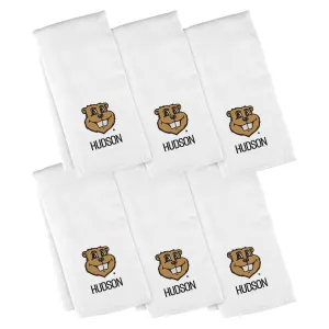 Personalized Minnesota Golden Gophers Goldy 6-Pack Burp Cloths