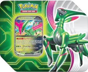 Pokemon Paradox Clash Tin | Iron Leaves