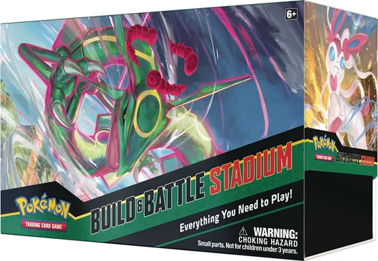 Pokemon TCG Sword & Shield Evolving Skies Build & Battle Stadium Pack