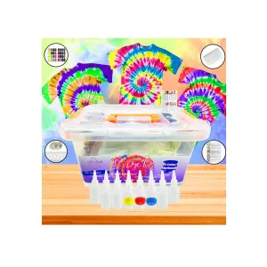 Poppy Crafts One-Step Tie-Dye Party Kit - 15 Colours*