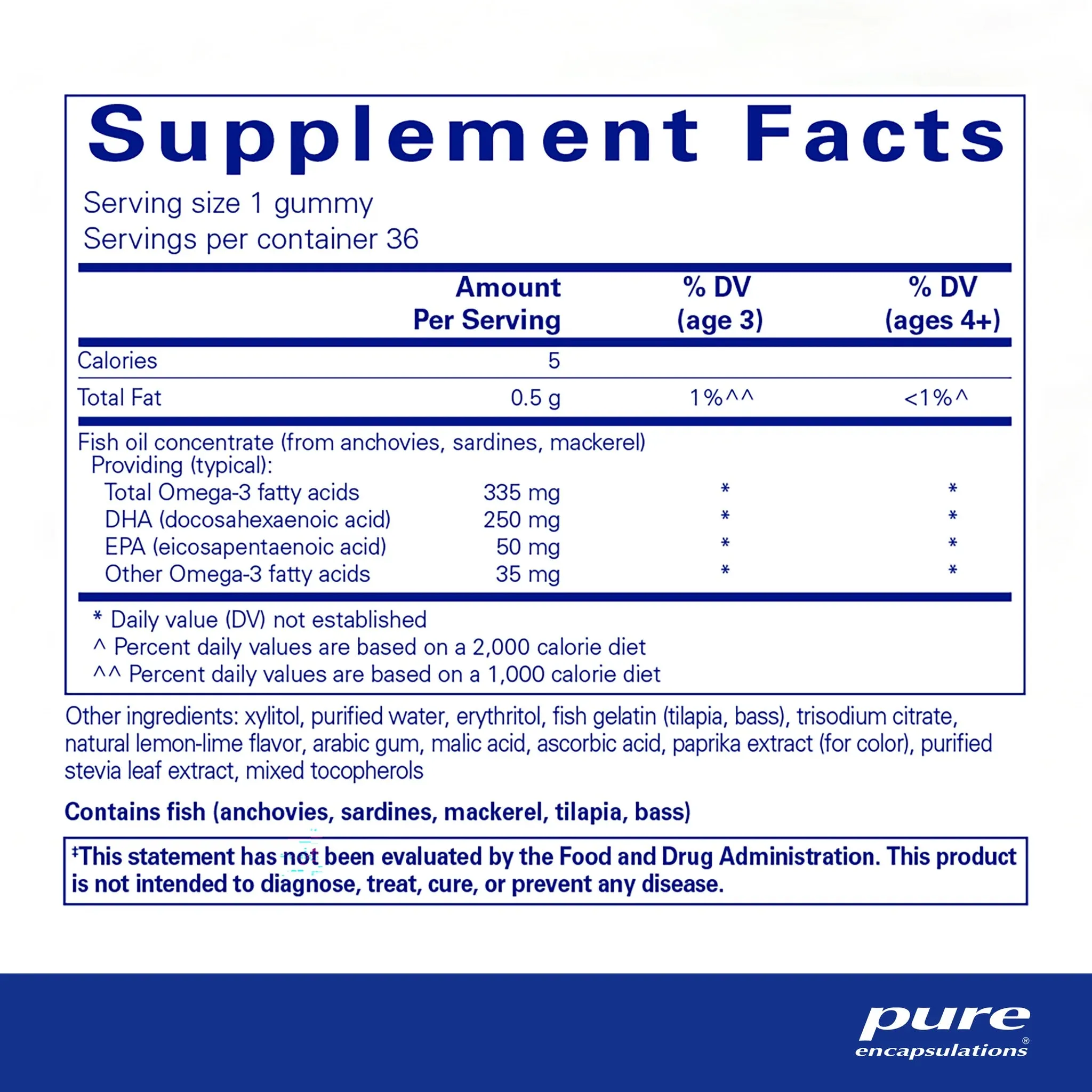 PureNutrients EPA/DHA Gummy