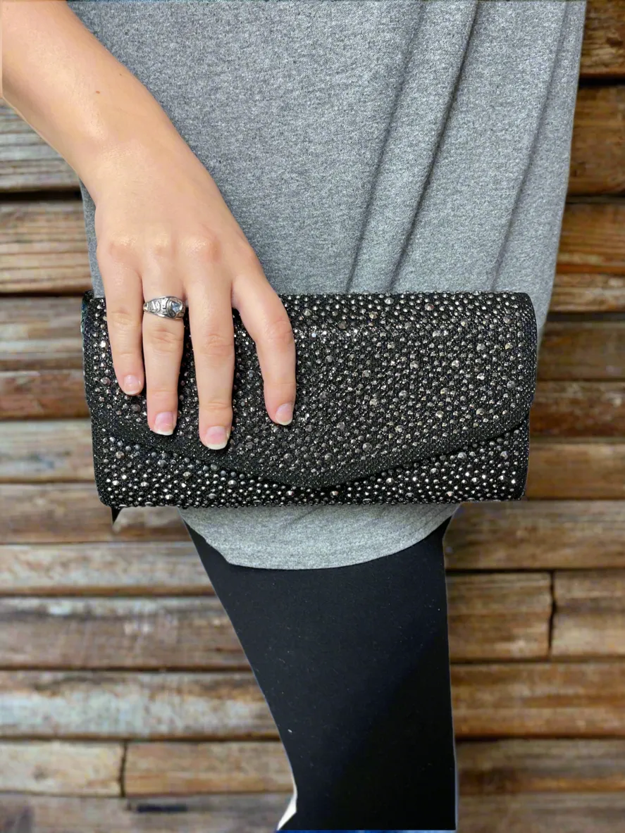 Rhinestone Clutch Purse