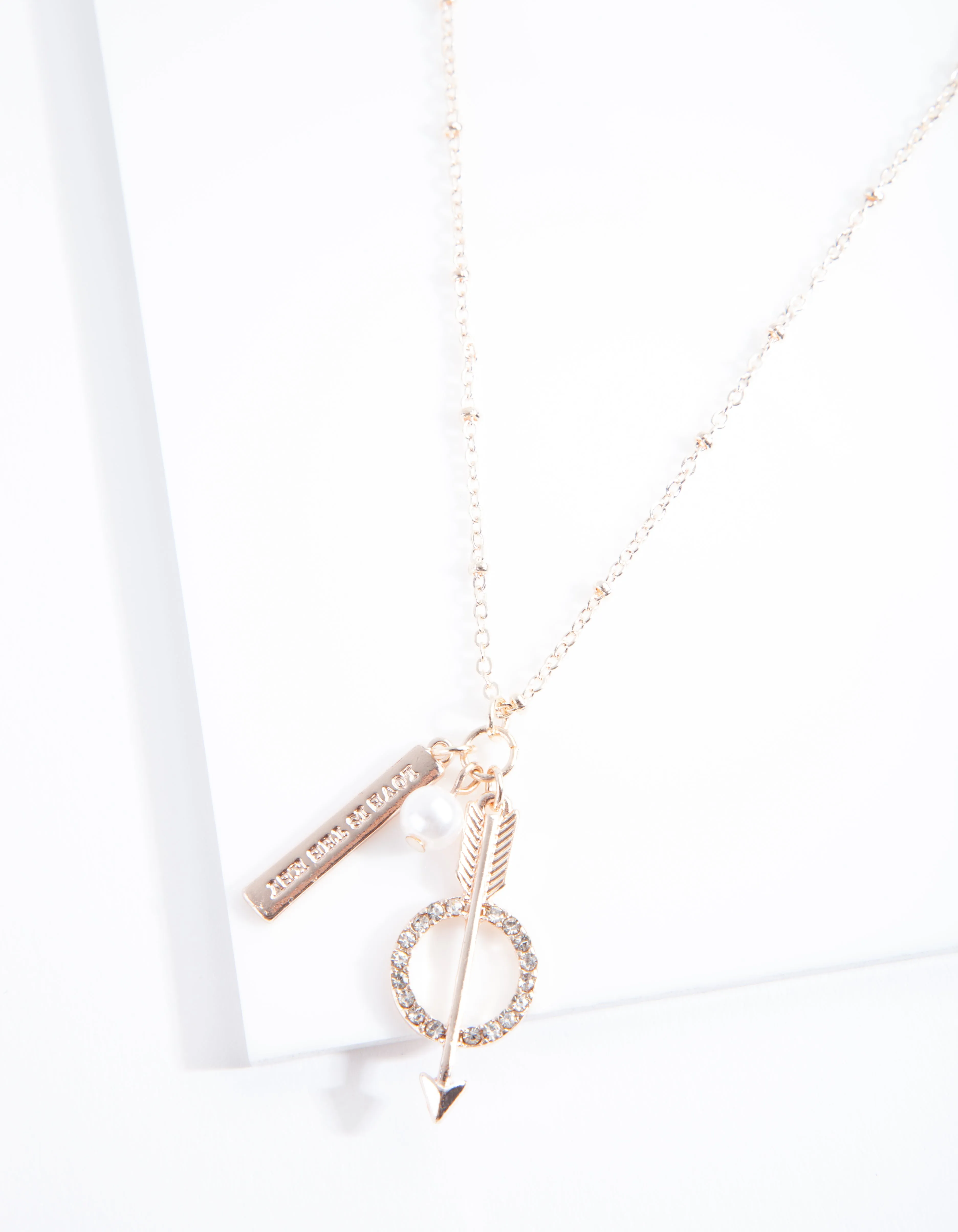 Rose Gold Keepsake Charm Necklace