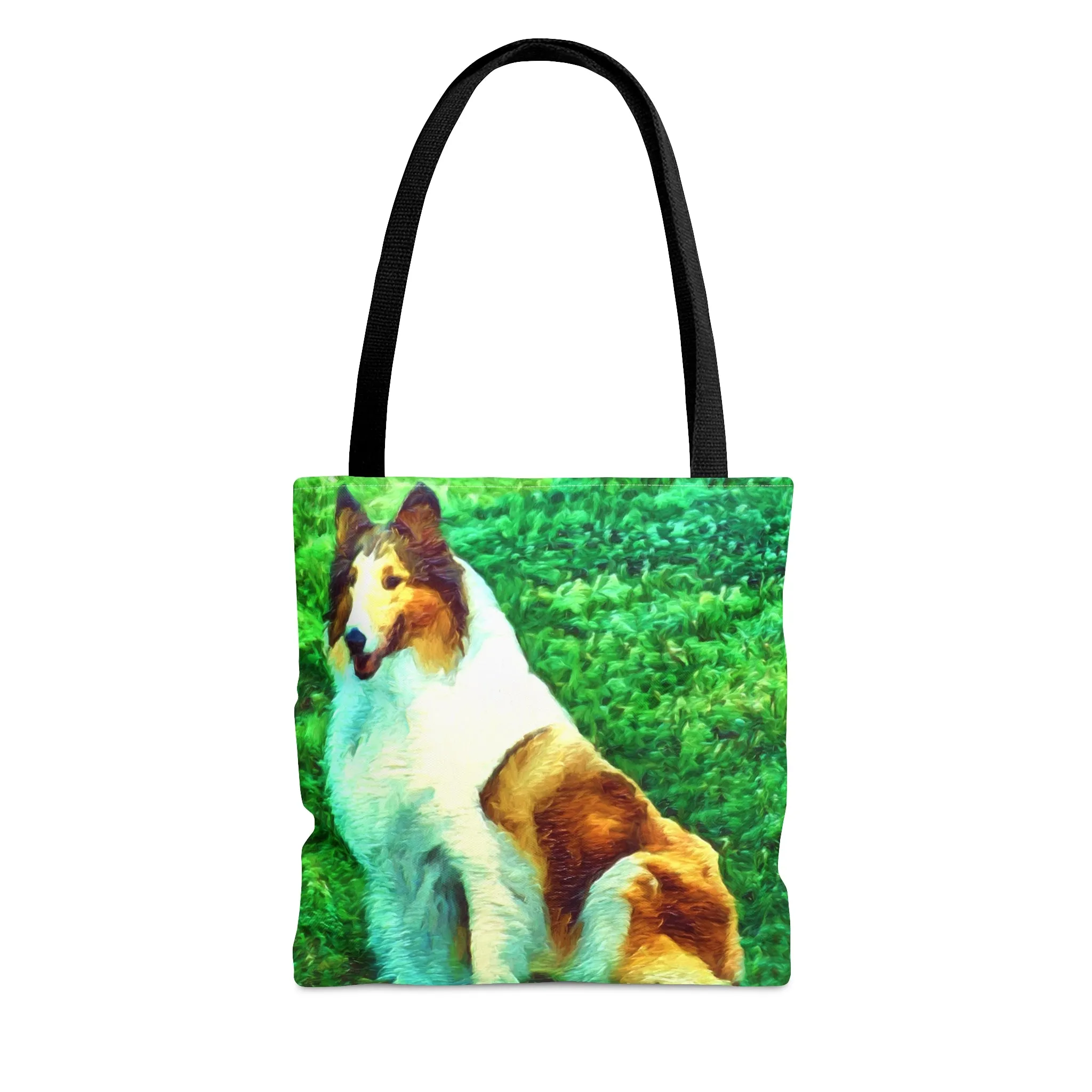 Rough Coated Collie "Ramsey' Tote Bag