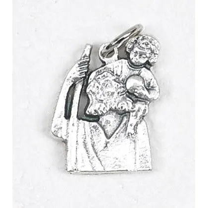 Saint Christopher Silhouette Medal