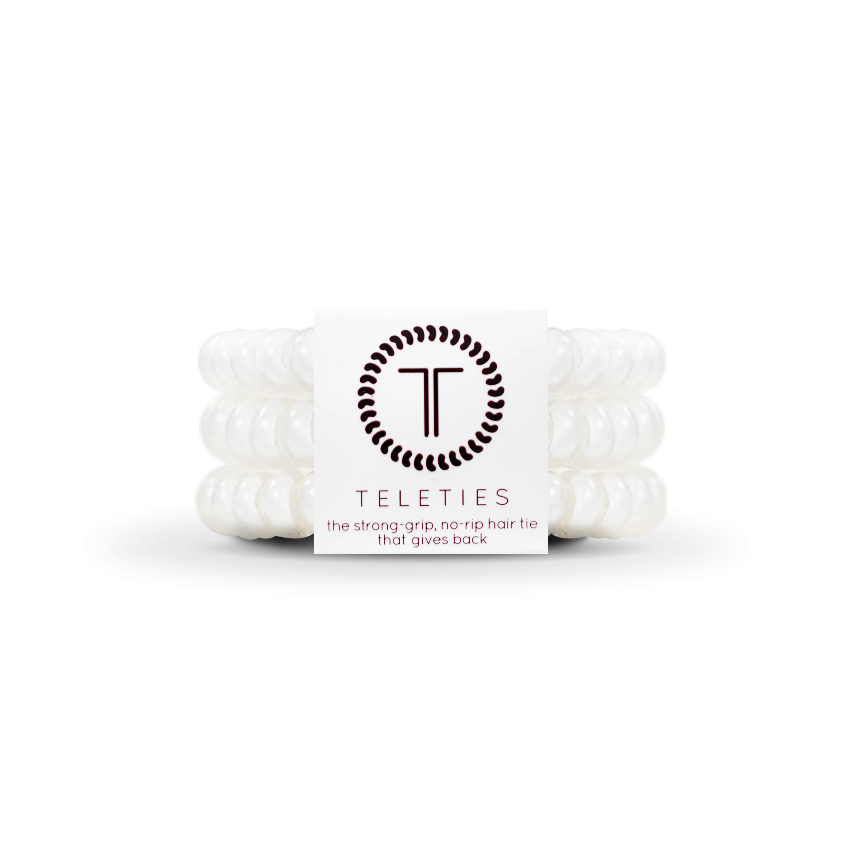 Spiral Hair Coils | Small | Coconut White Hair Ties