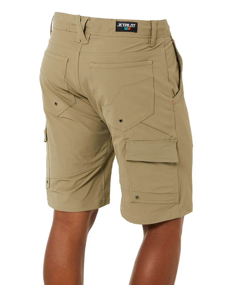Tradies Jetlite Utility Short Summer Value Pack - Khaki