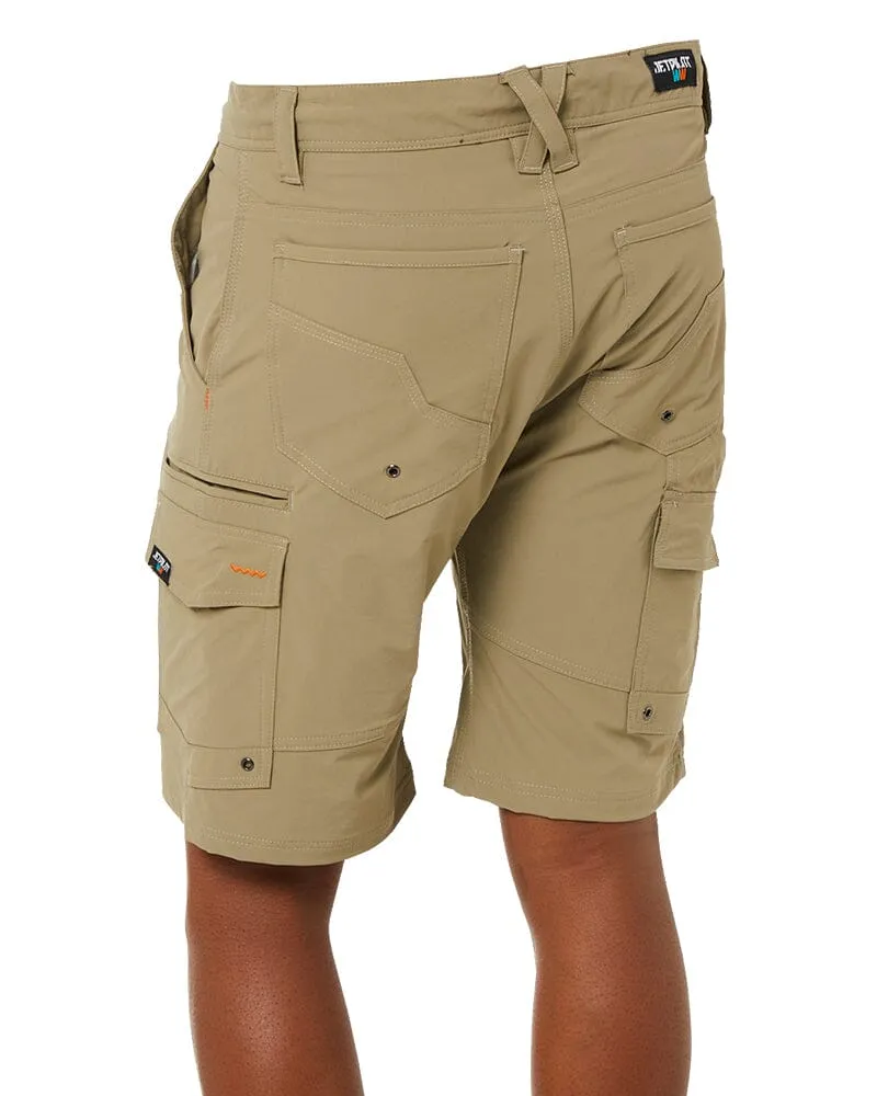 Tradies Jetlite Utility Short Summer Value Pack - Khaki
