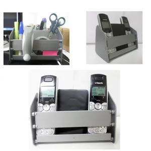 TV Remote Control Caddy Storage Holder Couch Arm Chair Desk Multi Rack Organizer