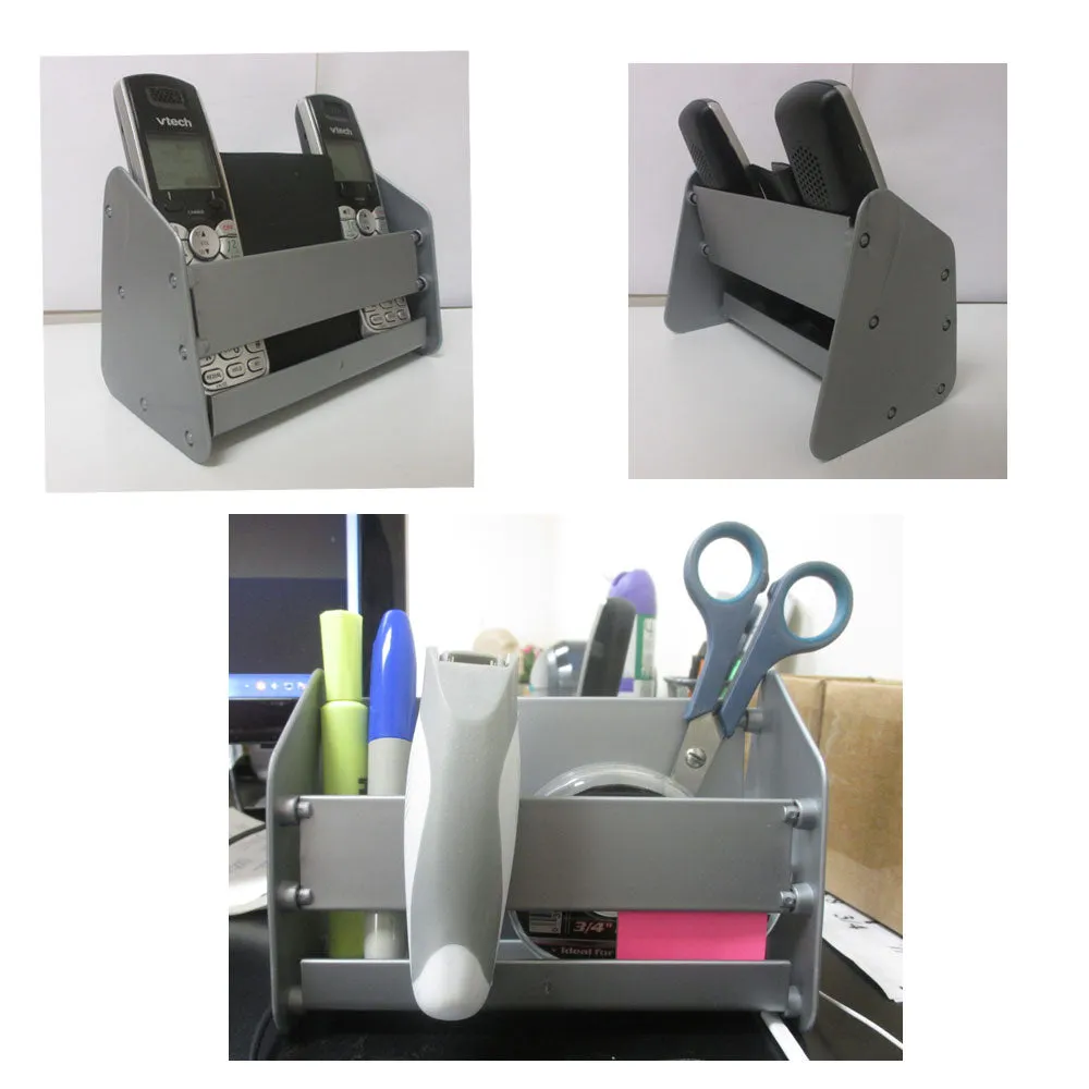 TV Remote Control Caddy Storage Holder Couch Arm Chair Desk Multi Rack Organizer