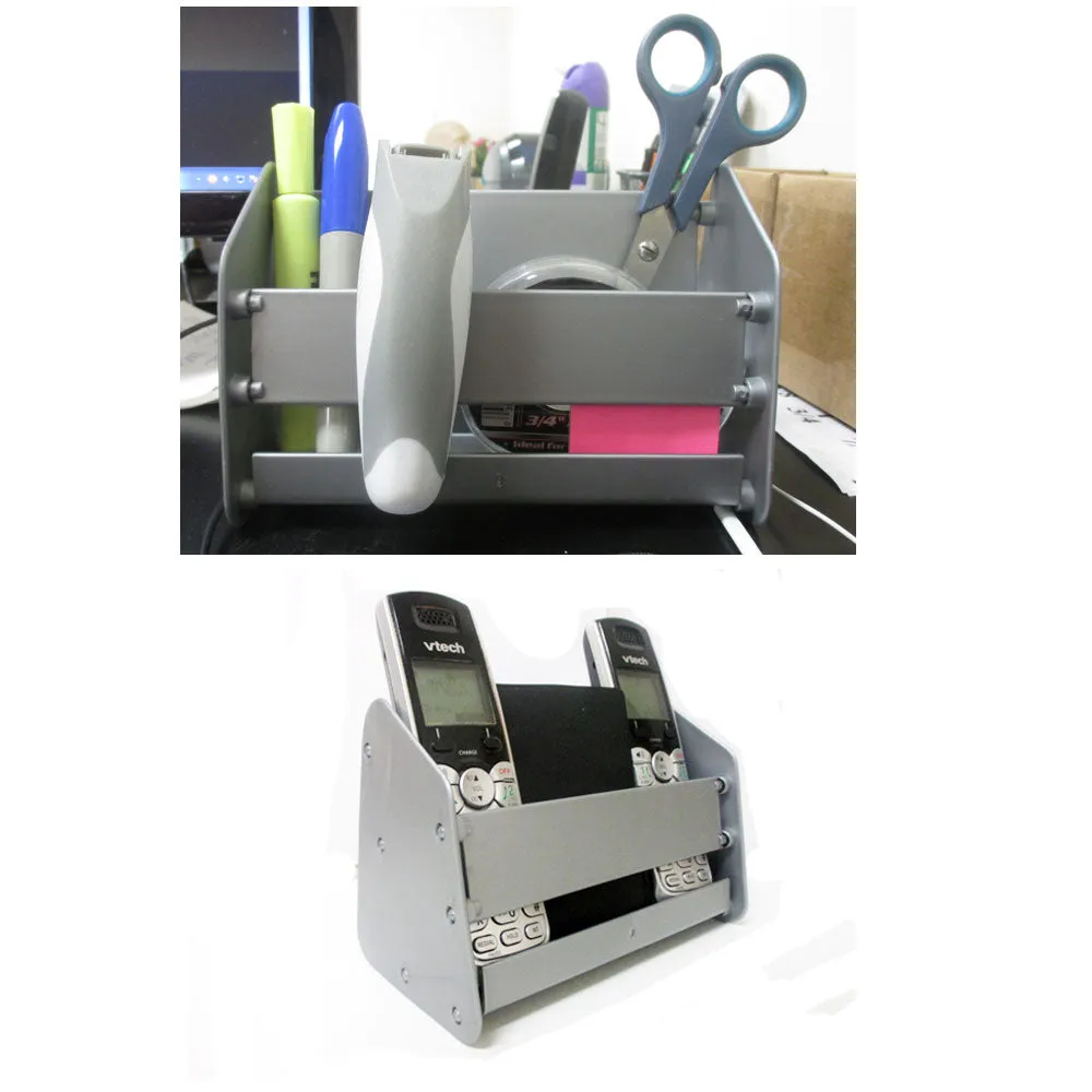 TV Remote Control Caddy Storage Holder Couch Arm Chair Desk Multi Rack Organizer