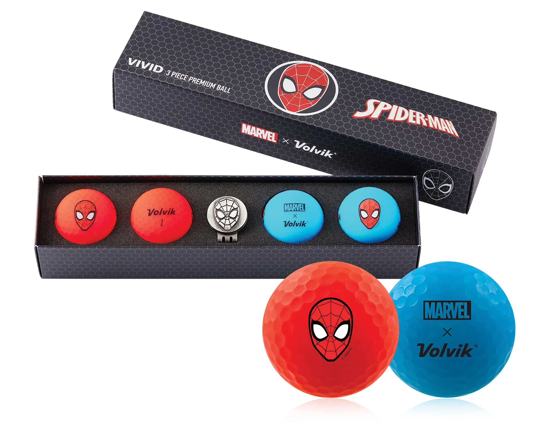 Volvik Marvel Limited Edition Marvel Golf Ball Gift Packs