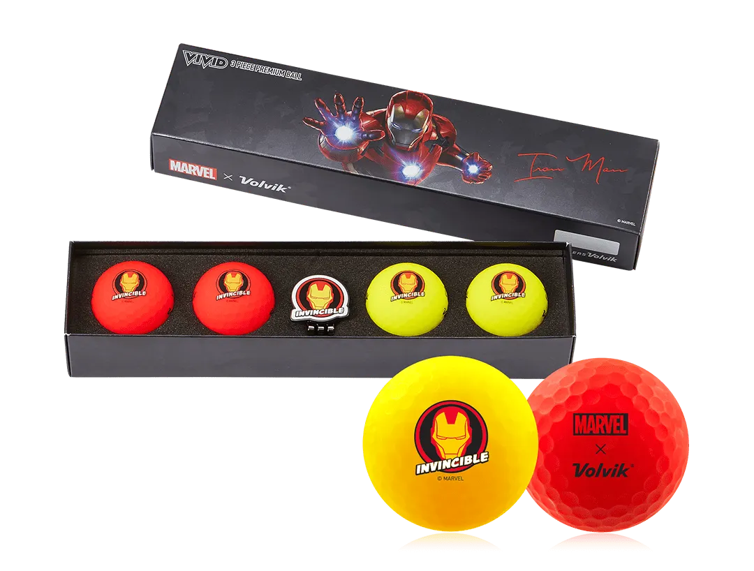 Volvik Marvel Limited Edition Marvel Golf Ball Gift Packs