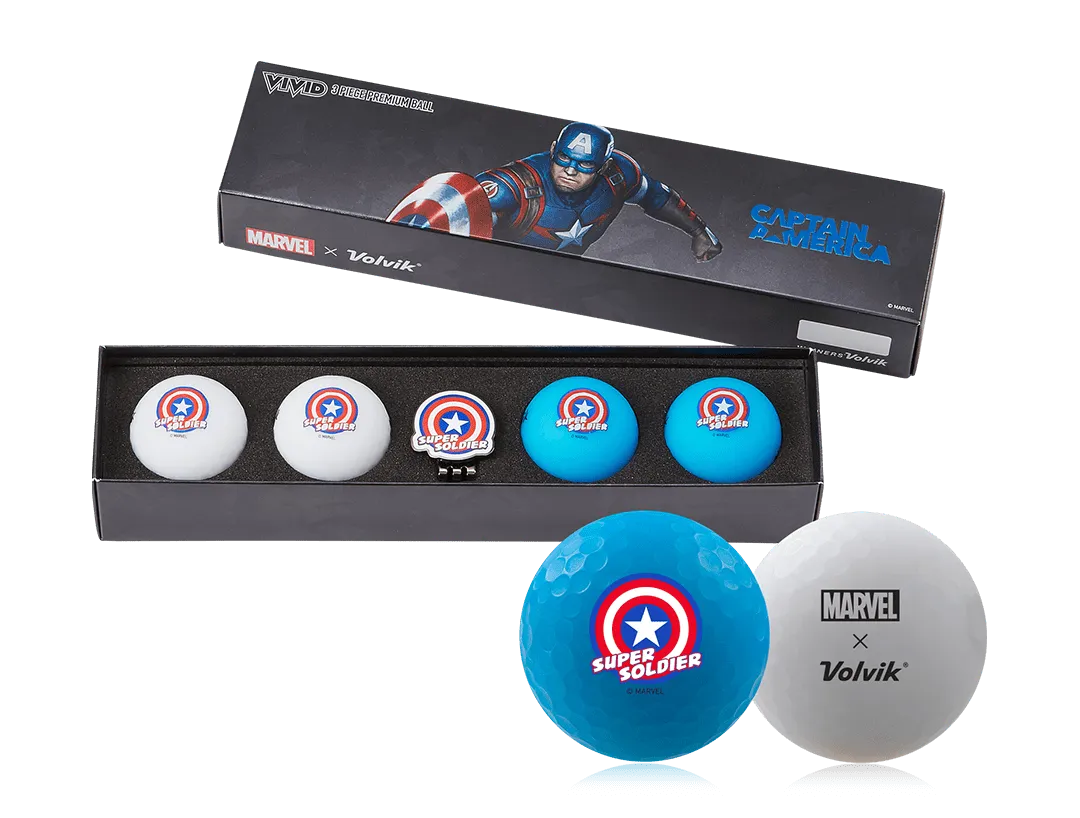 Volvik Marvel Limited Edition Marvel Golf Ball Gift Packs