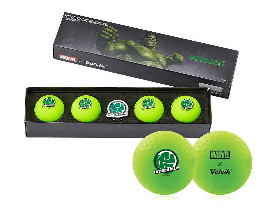 Volvik Marvel Limited Edition Marvel Golf Ball Gift Packs