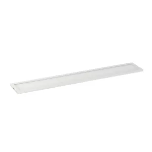 Wafer 24 in. LED Rectangular Disk Light 1600 Lumens 4000K White finish