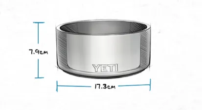 YETI BOOMER 4 DOG BOWL - SEAFOAM