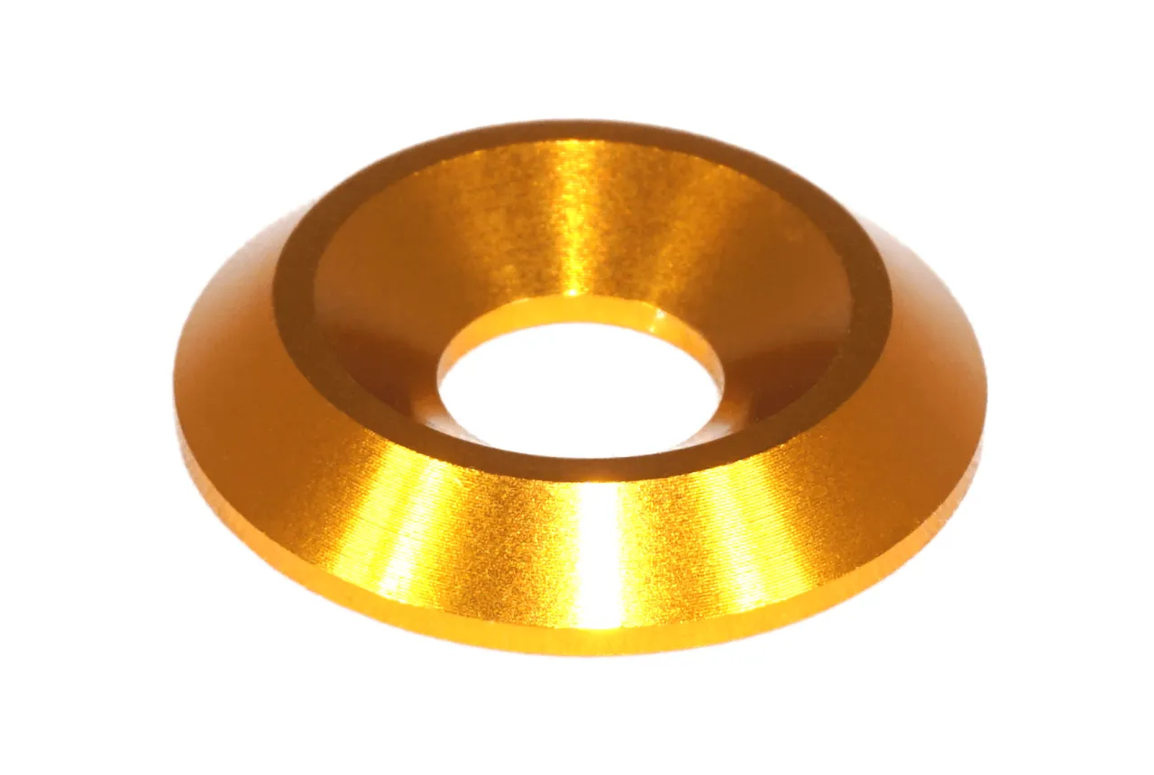 ZSPEC M5 Billet Fender-Finish Dress Up Washers for M5 FHSC Fasteners, 10-Pack