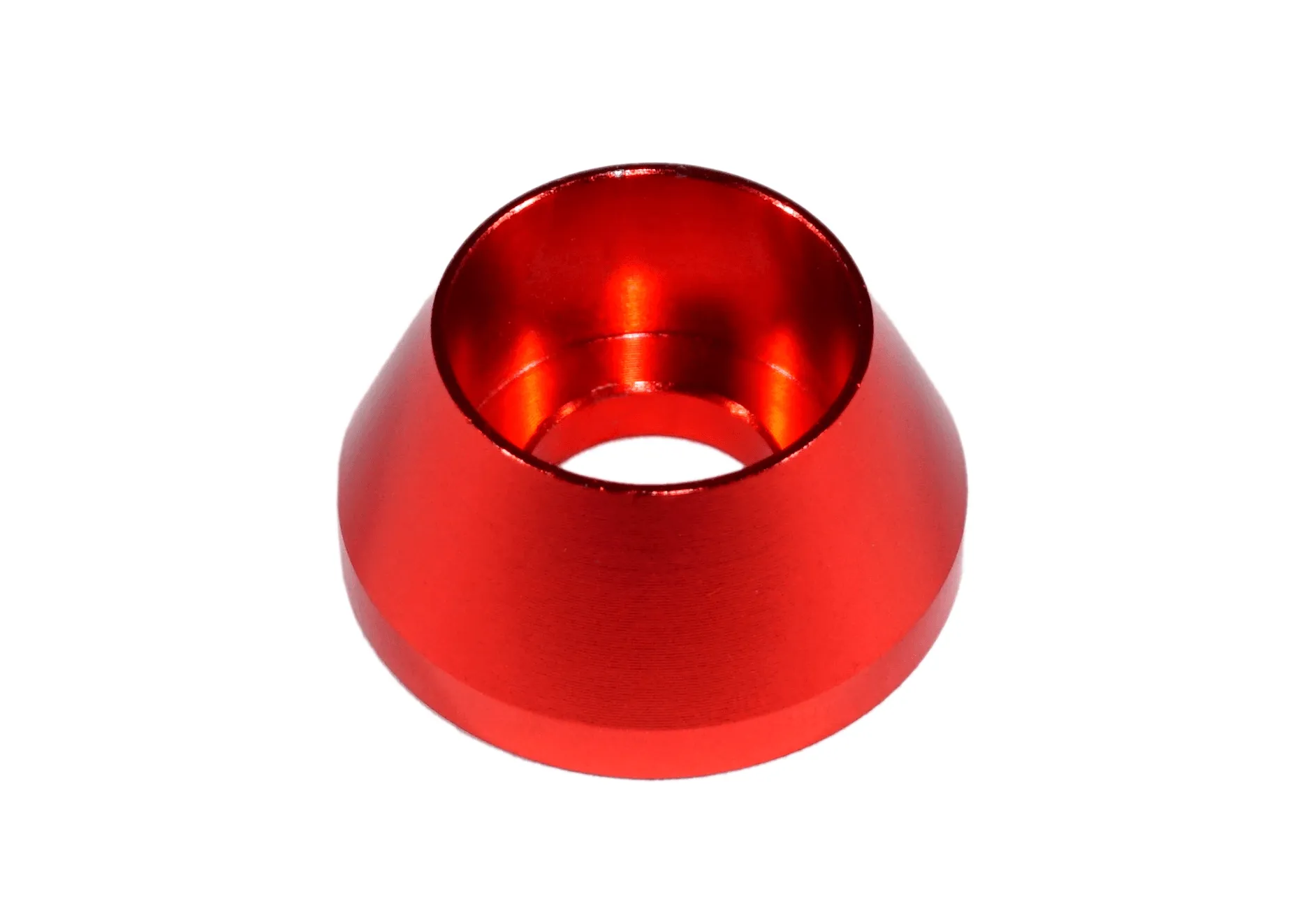 ZSPEC M6 Angled Cup Finish Washers for SHSC Socket-Cap Fasteners, Billet, 10-Pack