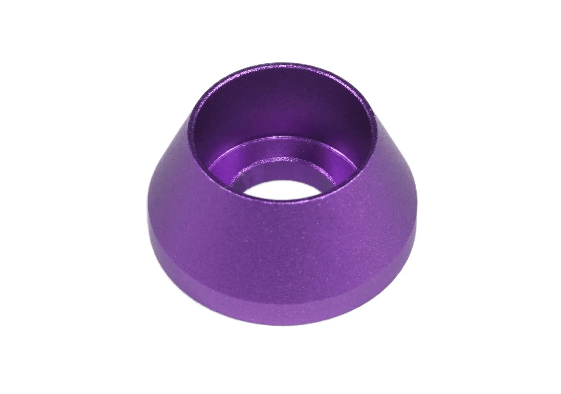 ZSPEC M6 Angled Cup Finish Washers for SHSC Socket-Cap Fasteners, Billet, 10-Pack