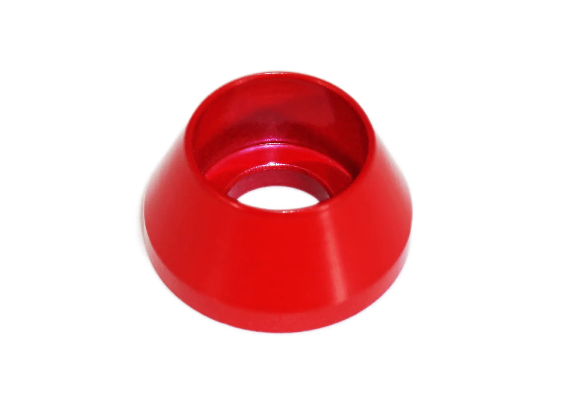 ZSPEC M6 Angled Cup Finish Washers for SHSC Socket-Cap Fasteners, Billet, 10-Pack