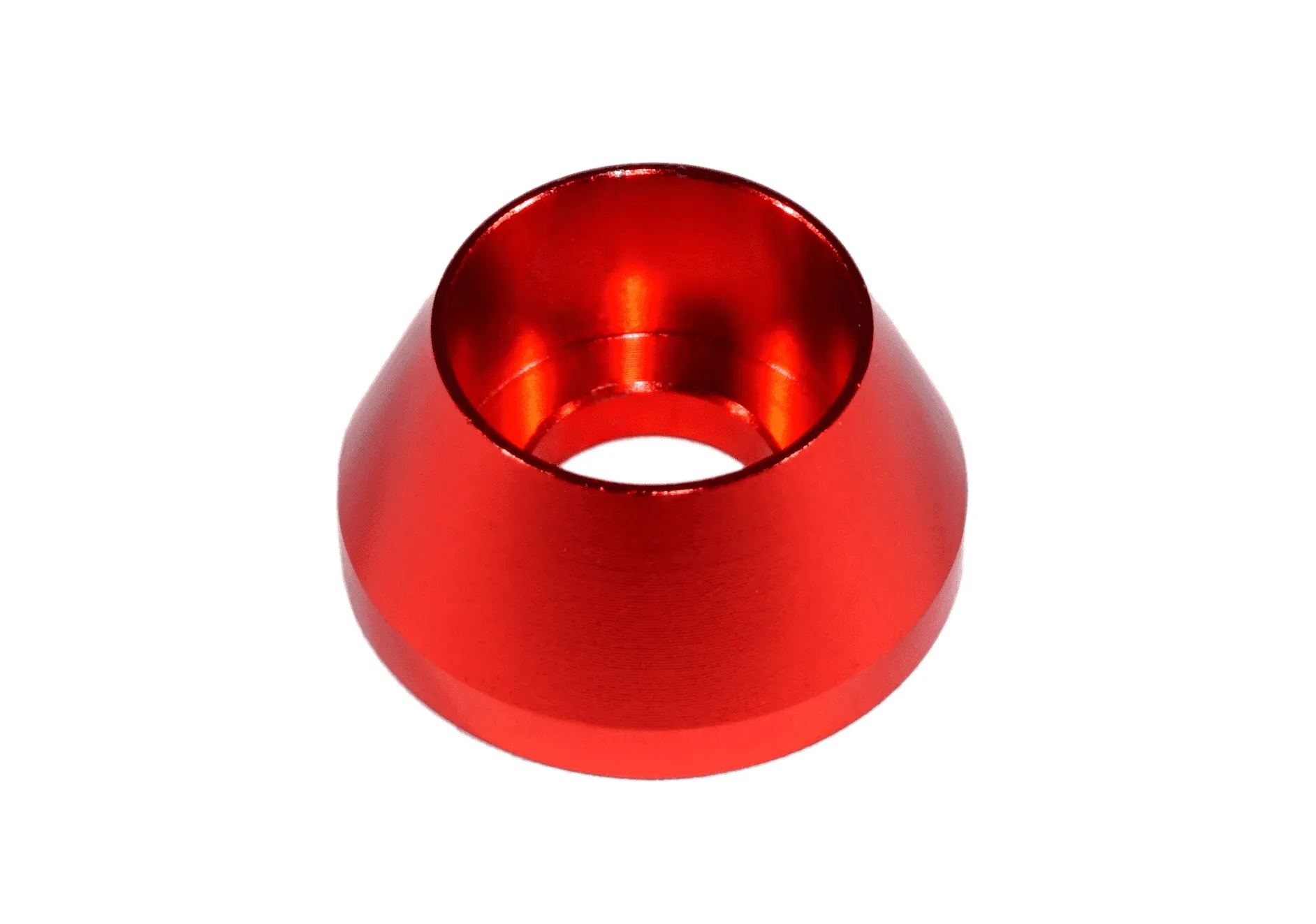 ZSPEC M8 Angled Cup Finish Washers for SHSC Socket-Cap Fasteners, Billet, 10-Pack