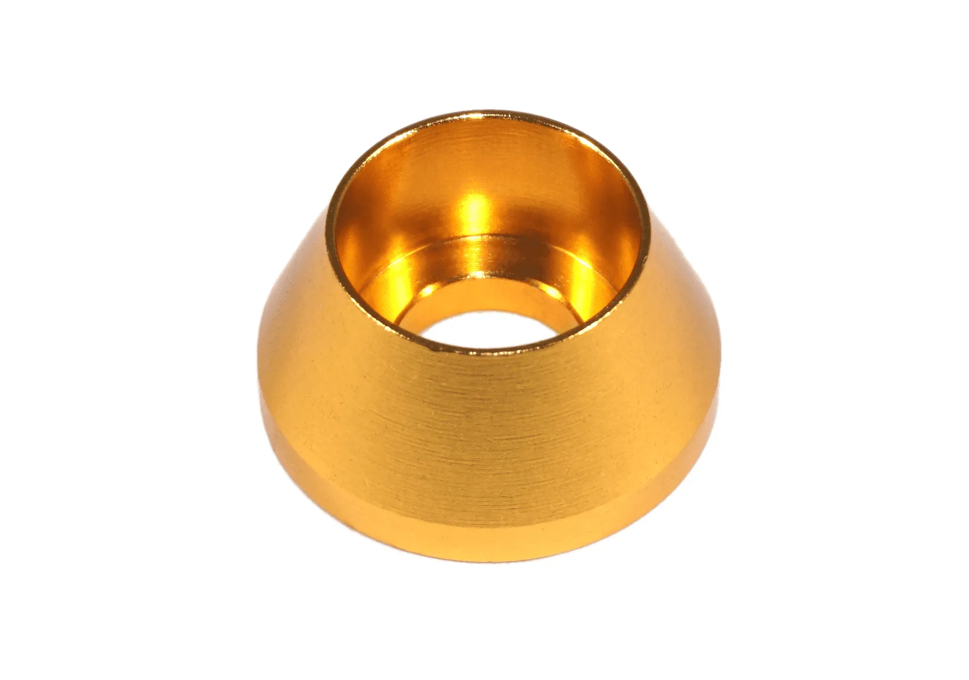 ZSPEC M8 Angled Cup Finish Washers for SHSC Socket-Cap Fasteners, Billet, 10-Pack