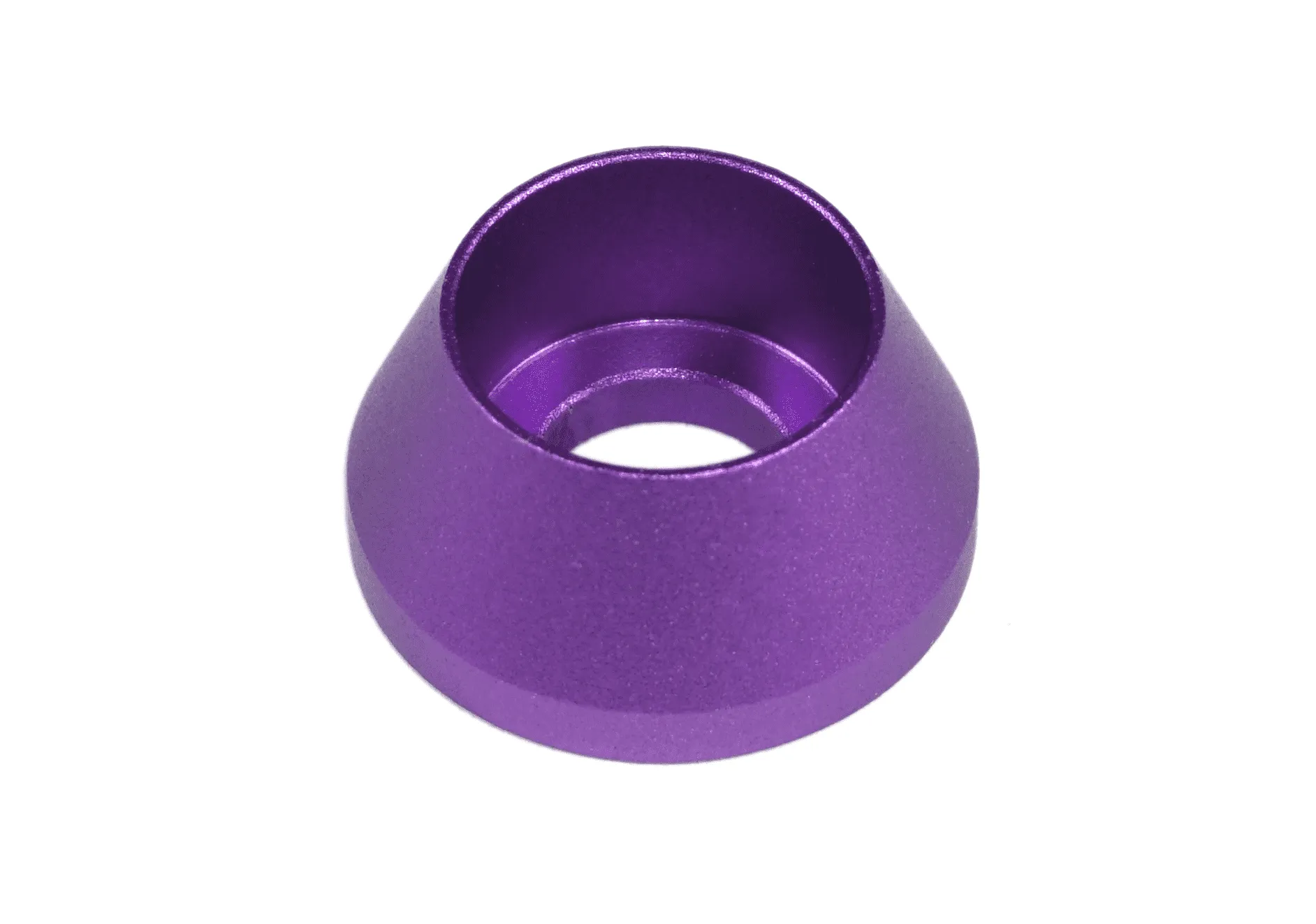 ZSPEC M8 Angled Cup Finish Washers for SHSC Socket-Cap Fasteners, Billet, 10-Pack