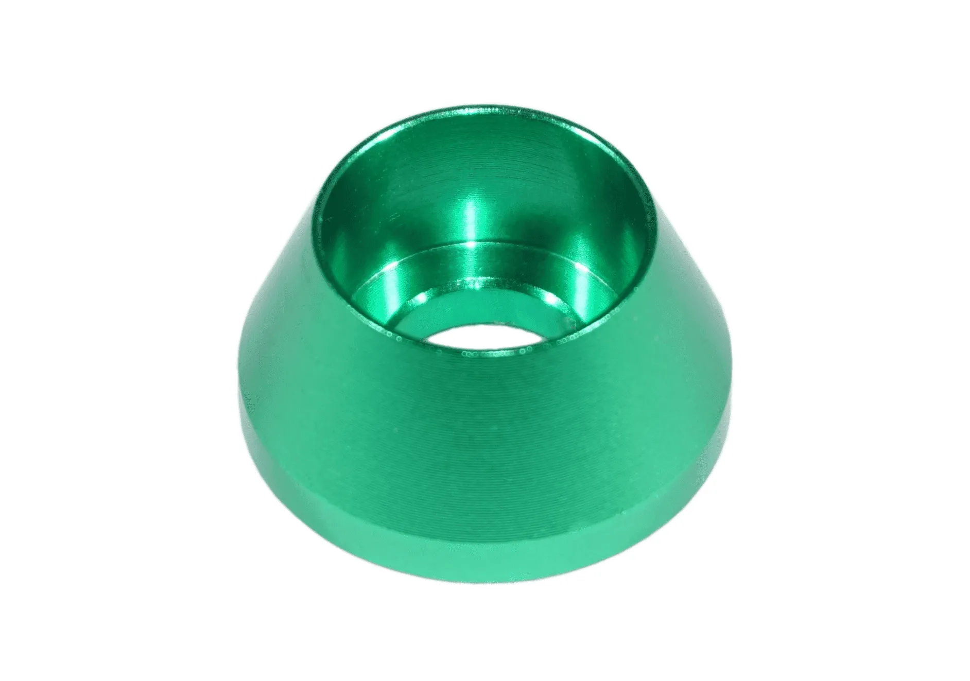 ZSPEC M8 Angled Cup Finish Washers for SHSC Socket-Cap Fasteners, Billet, 10-Pack