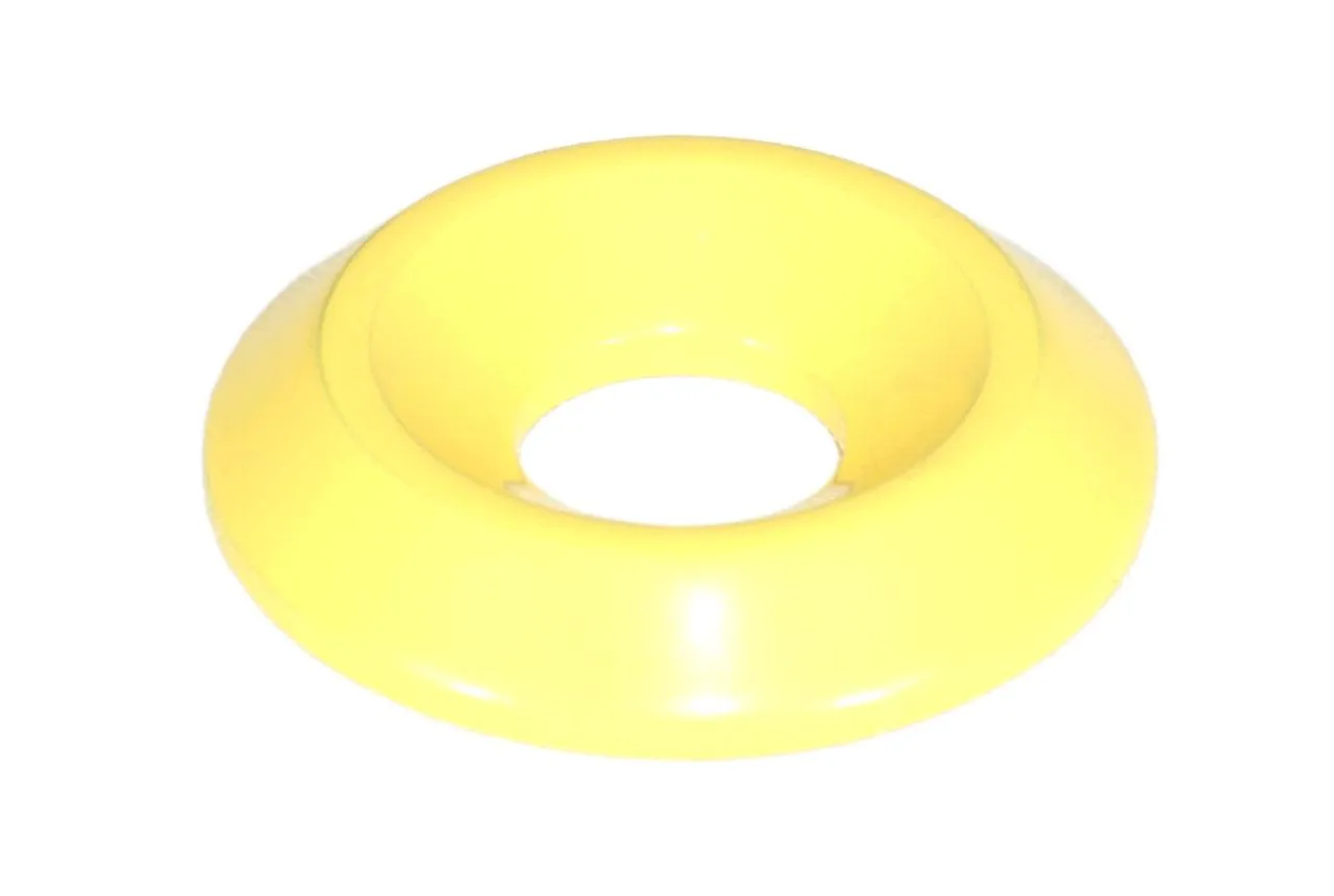 ZSPEC M8 Fender-Finish Washers for M8 FHSC Flat-Head Fasteners, Billet, 10-Pack