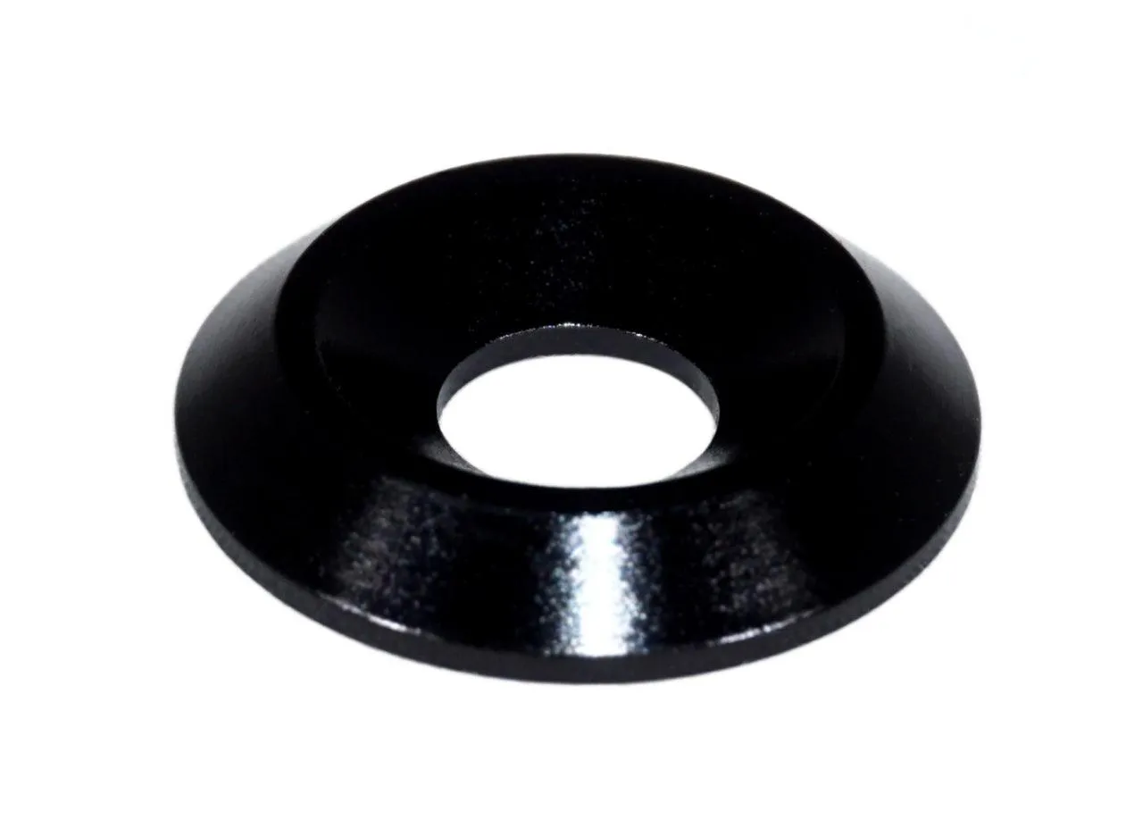 ZSPEC M8 Fender-Finish Washers for M8 FHSC Flat-Head Fasteners, Billet, 10-Pack